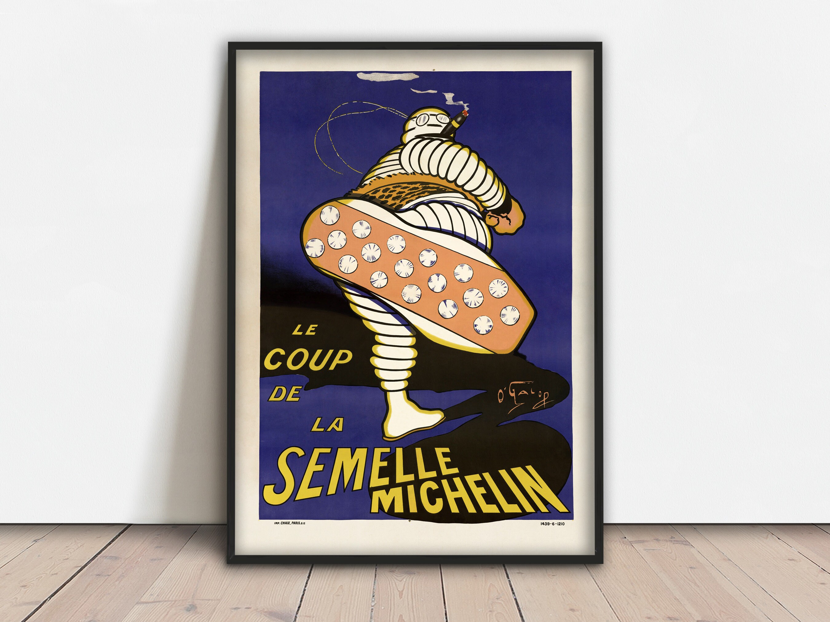 Poster Publicitaire Michelin Tour De France – Format A4, Colnago, Mapei, Neuf