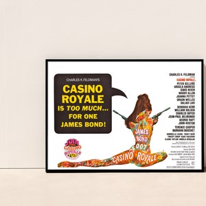 Casino Royale, 1967.  Giclée Art Print A4 /A3/ A2/ A1 sizes