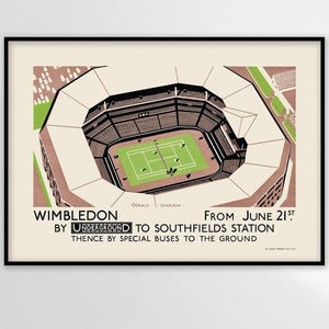 Wimbledon Tennis Giclée Art Print