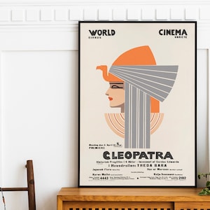 Cleopatra Movie Poster Giclée Art Print.  A4/ A3/ A2/ A1 sizes