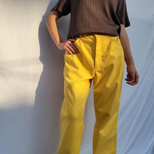 Vintage Escada Cotton Stretch Pants - Size 38 - Custom Buttons