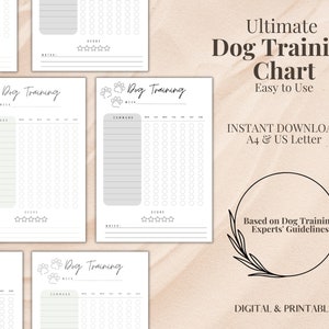 Dog Training Log Dog Training Planner Puppy Training Planner Puppy Training Log Training Puppy Command Puppy Gift New Puppy Checklist