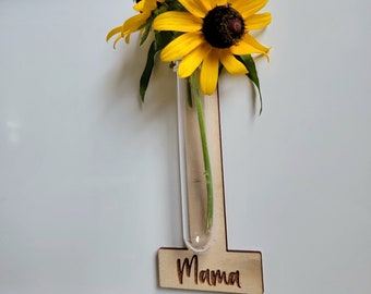 Handpicked flower vase, Mother, Grandma, Mothers day, flower, vase, wildflower, flower holder, Mimi, Gigi, Flowers from boys, small flower