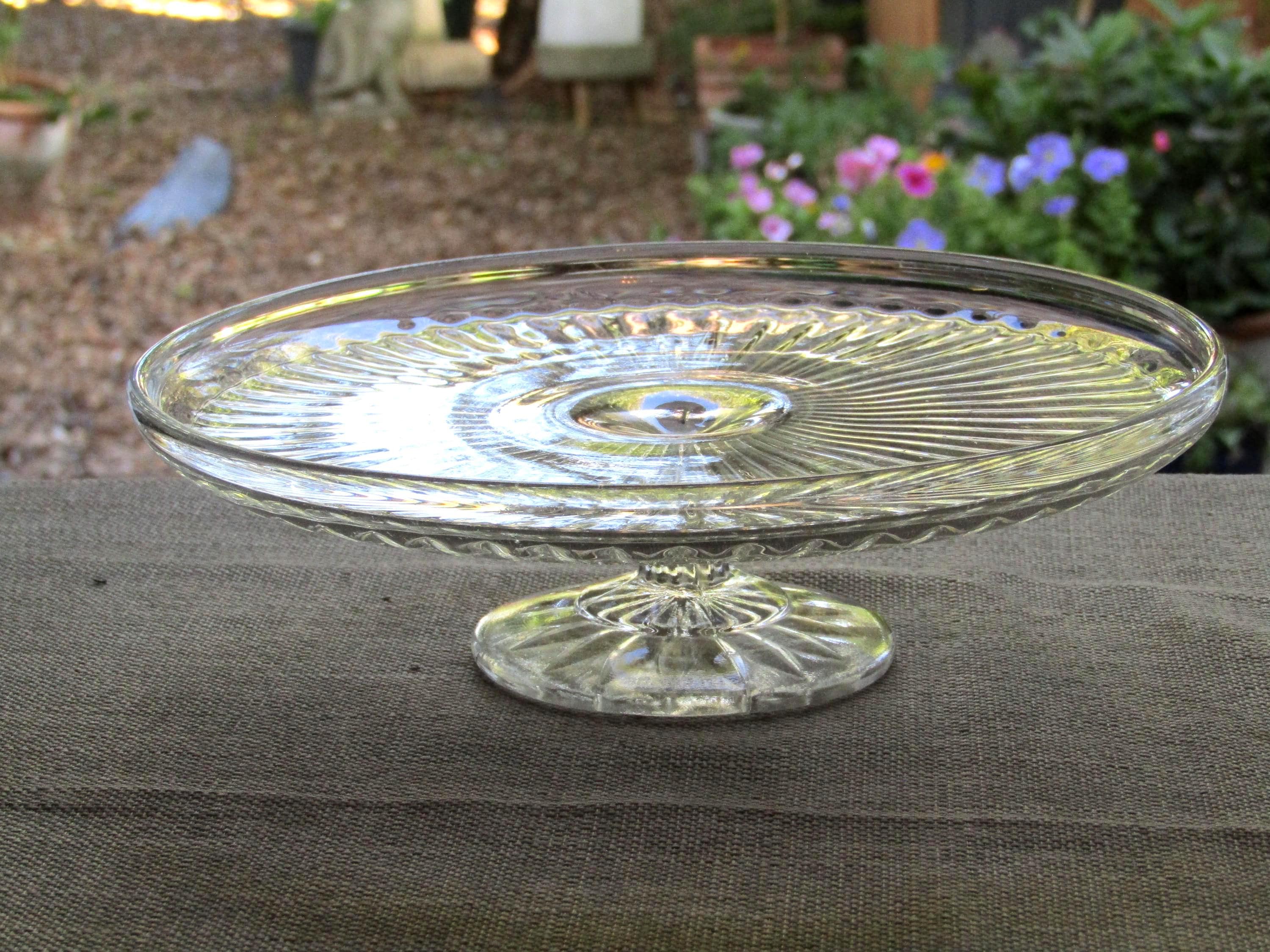 Glass Cake Stand UK