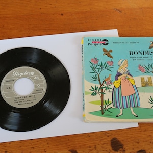 7&quot; Vinyl 1970 Record Rondes no. 6 EP Maîtrise de la Radiodiffusion francais