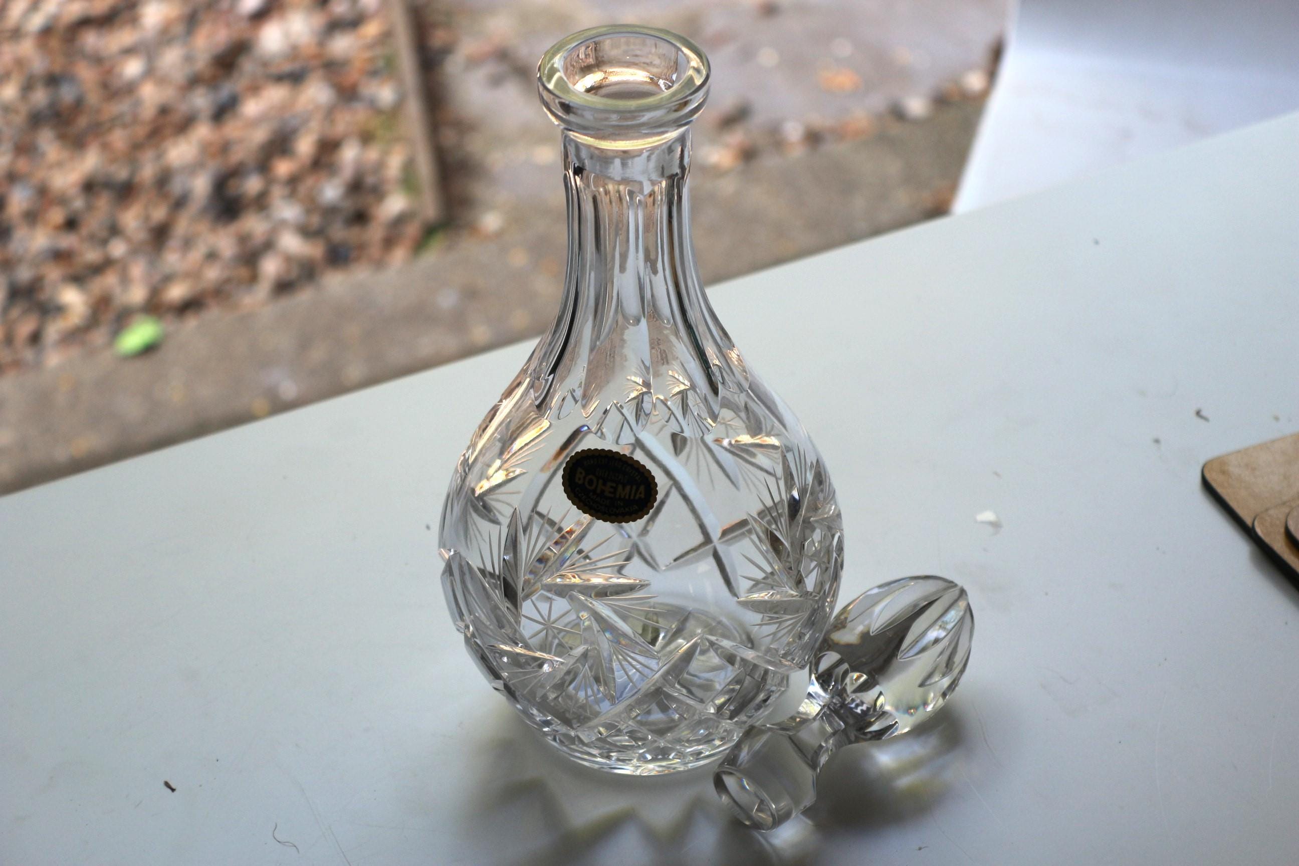 Personalised Severn Crystal Spirit Decanter - 24% Lead Crystal, 700ml, Engraved Gift For Whisky & Brandy