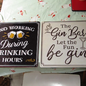 2x Man Cave Metal Signs Shed Bar Pub Lager Beer Mancave Garage 30cm Funny Tin Sign