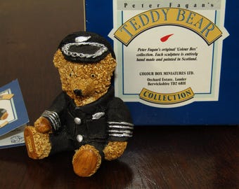 Vintage Peter Fagan Colour Box Hand painted ceramic bear TC635 Skipper Boxed