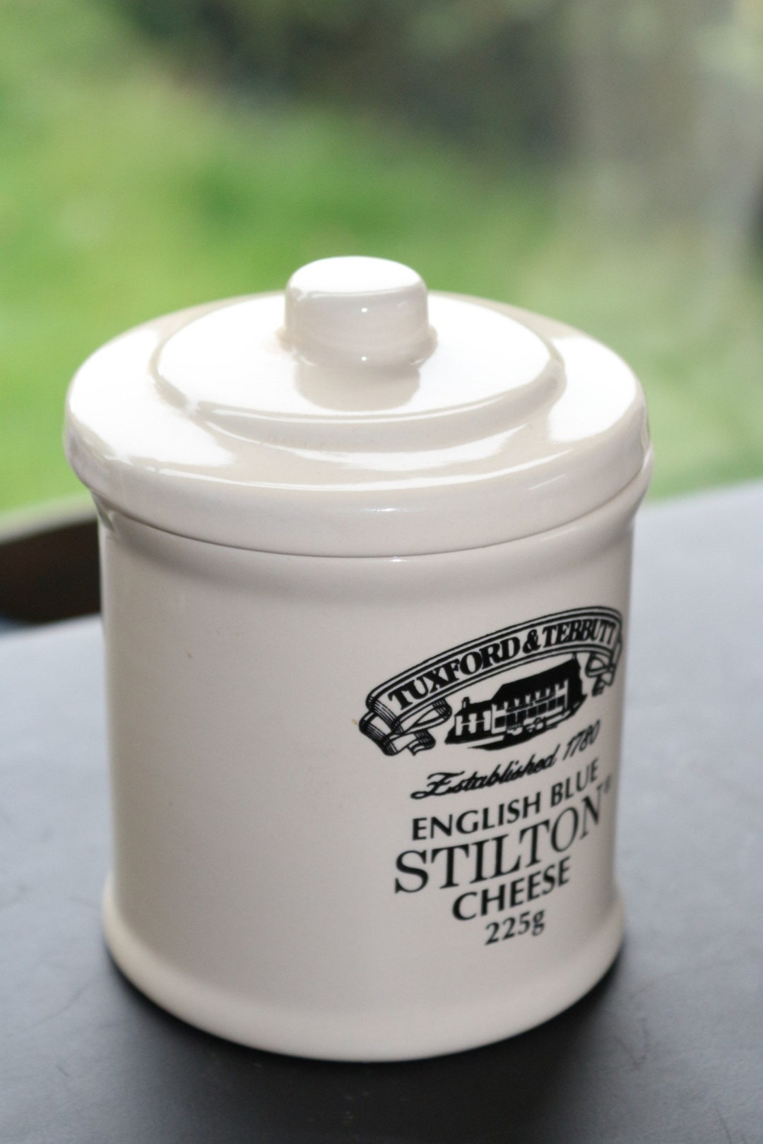Ceramic Pot Tuxford & Tebbutt English Blue Stilton Cheese Jar Etsy UK