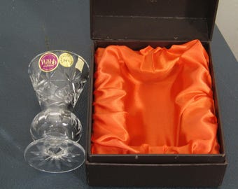 Webb クリスタル hand cut lead czechoslovakia Vintage Boxed Webb Continental Hand Cut 24% Lead Crystal Vase