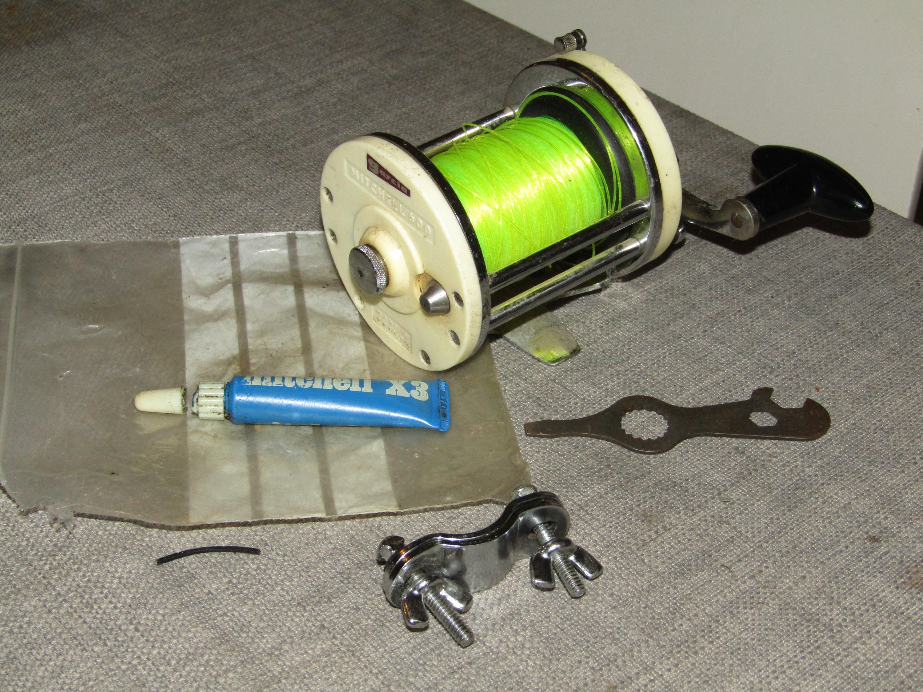Garcia Mitchell 600 Vintage Sea Fishing Multiplier Reel in Full