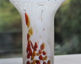 イムディーナガラス　花瓶 ヴィンテージ イムディーナ マルタ アート ガラス 花瓶 フレア