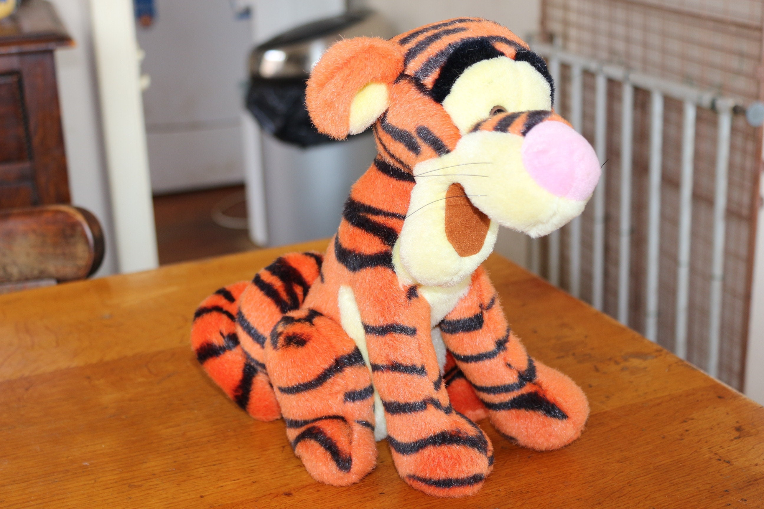 Disney Winnie the Pooh Family Tigger the Tiger 26cm Plush soft toy with Curly Tail