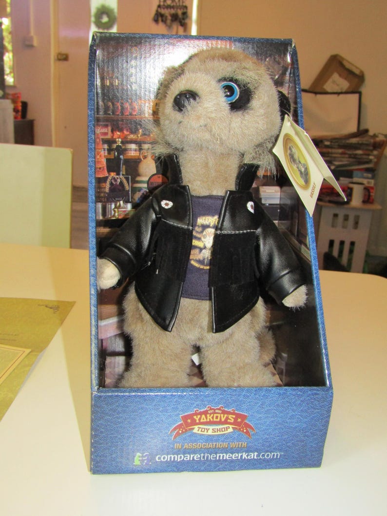 Compare the Market Meerkat Vassily Plush Toy Boxed With Certificate - Etsy