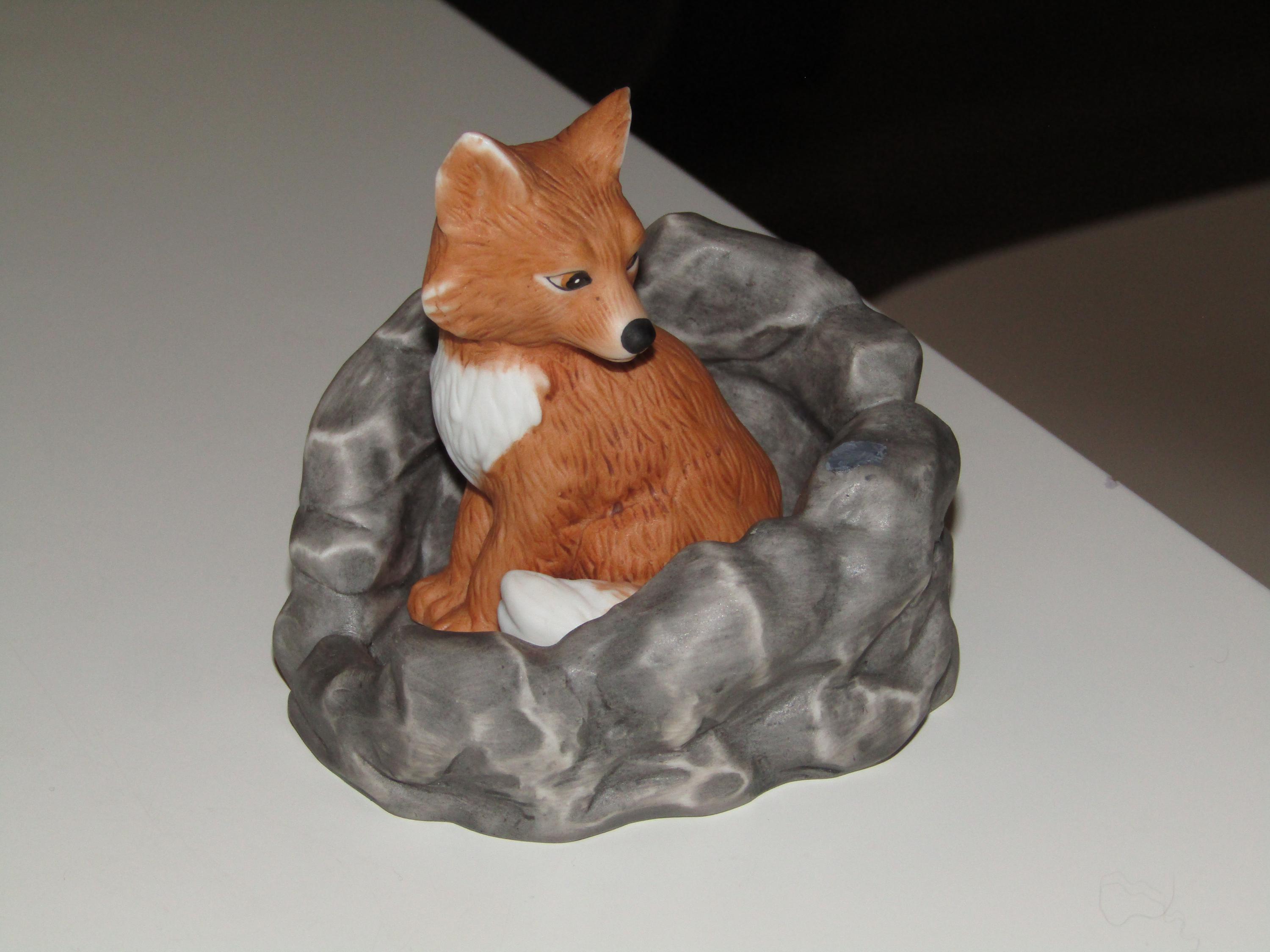 Vintage 1984 Franklin Mint Woodland Surprises Porcelain Figurine