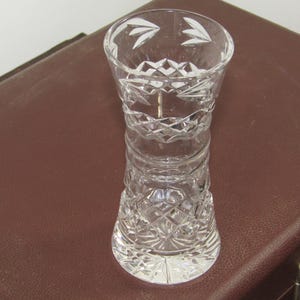 Beautiful Vintage Cavan Irish Crystal Glass Vase Hand Made in Ireland 14cm Tall