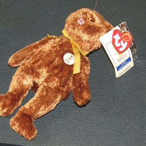 2002 World Cup Ty Beanie Babies Champion England Plush Teddy Bear with Tags