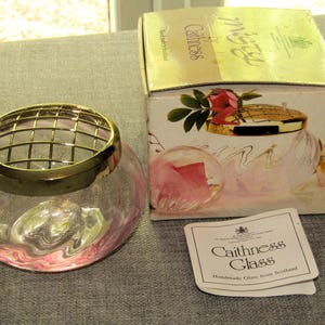 ヴィンテージ　Caithness ペーパーウェイト　ローズ＆レディバード　英国 Vintage Caithness Boxed - Etsy