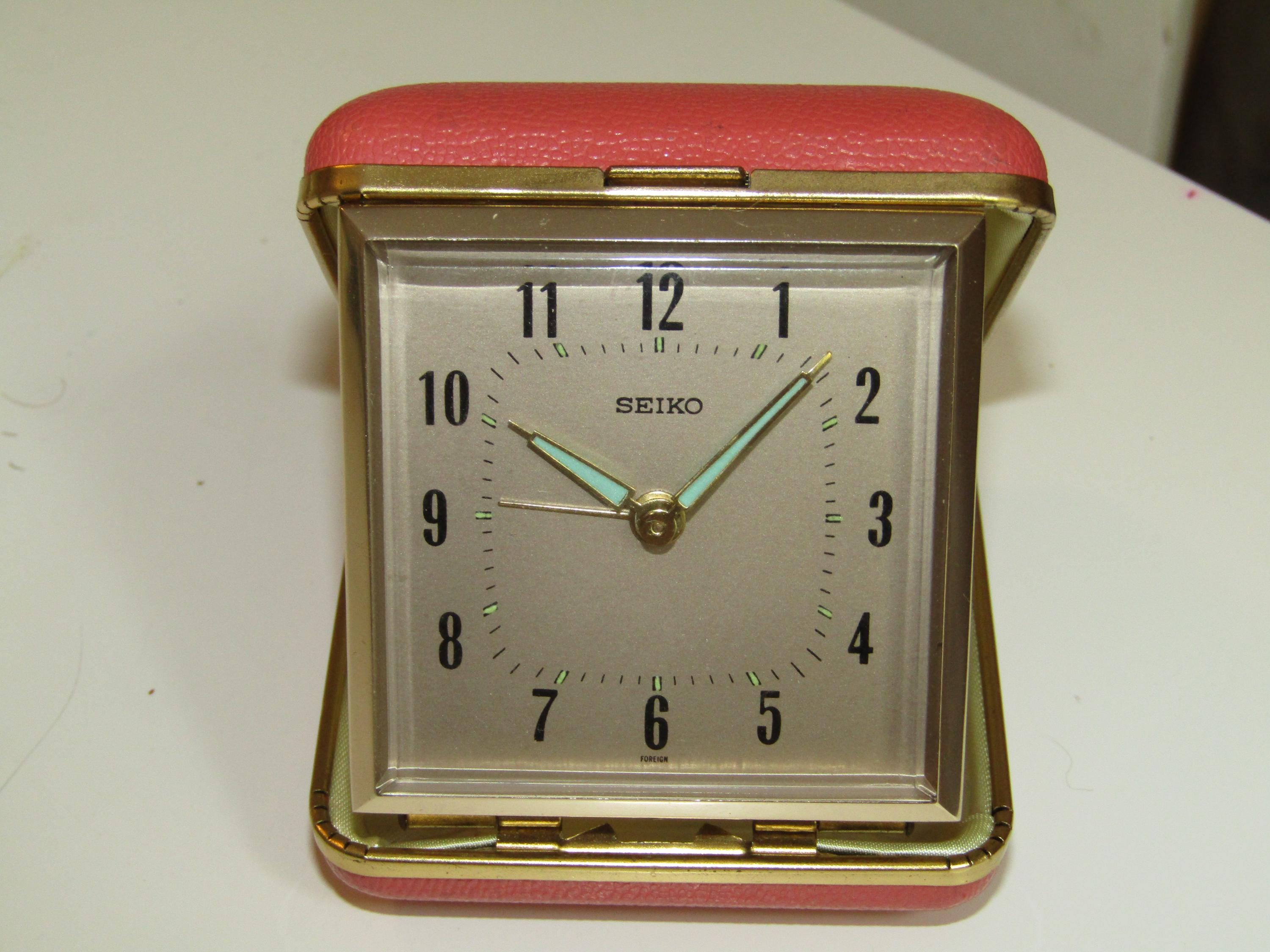 Seiko Vintage Alarm Clock - Etsy