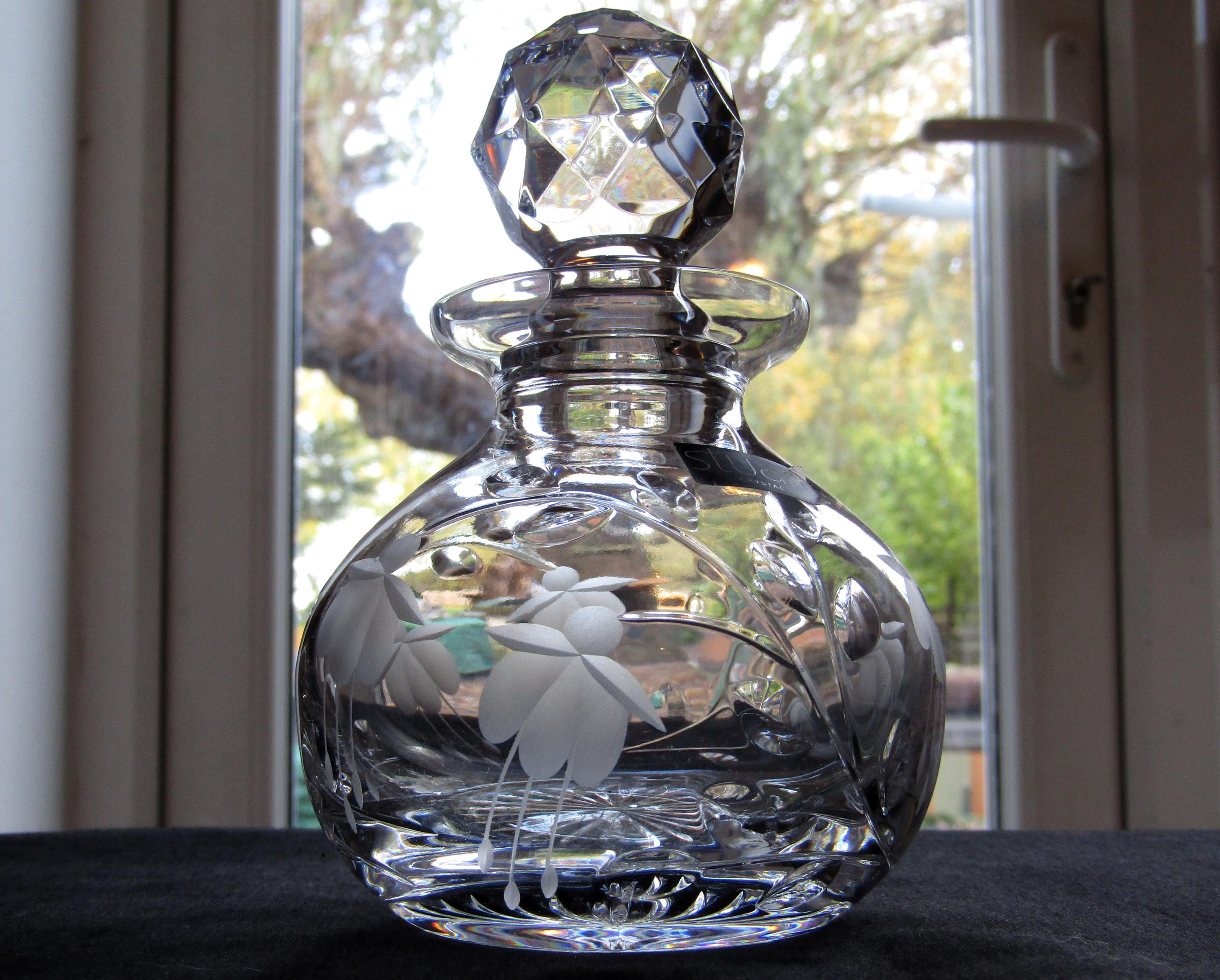 Vintage Stuart Crystal Glass Scent Perfume 5