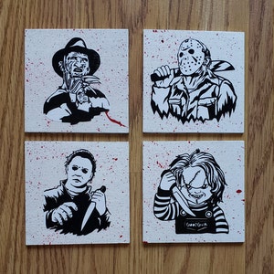 Chucky, Micheal Myers and Freddy 48 Pin Knitting Machine Pattern
