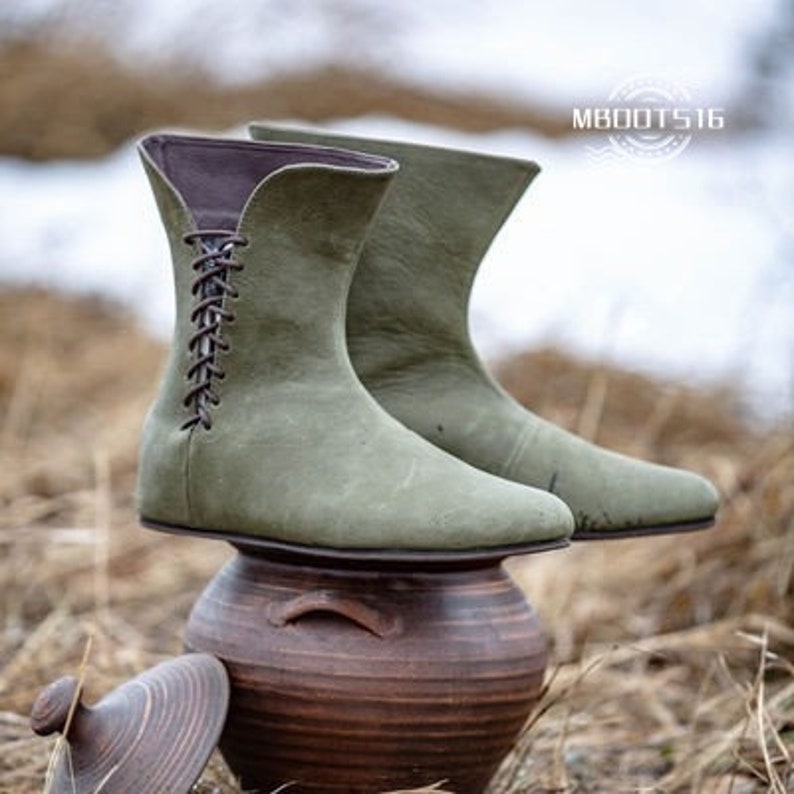 Medieval Renaissance Viking Boots Ren Faire Boots Knight Etsy