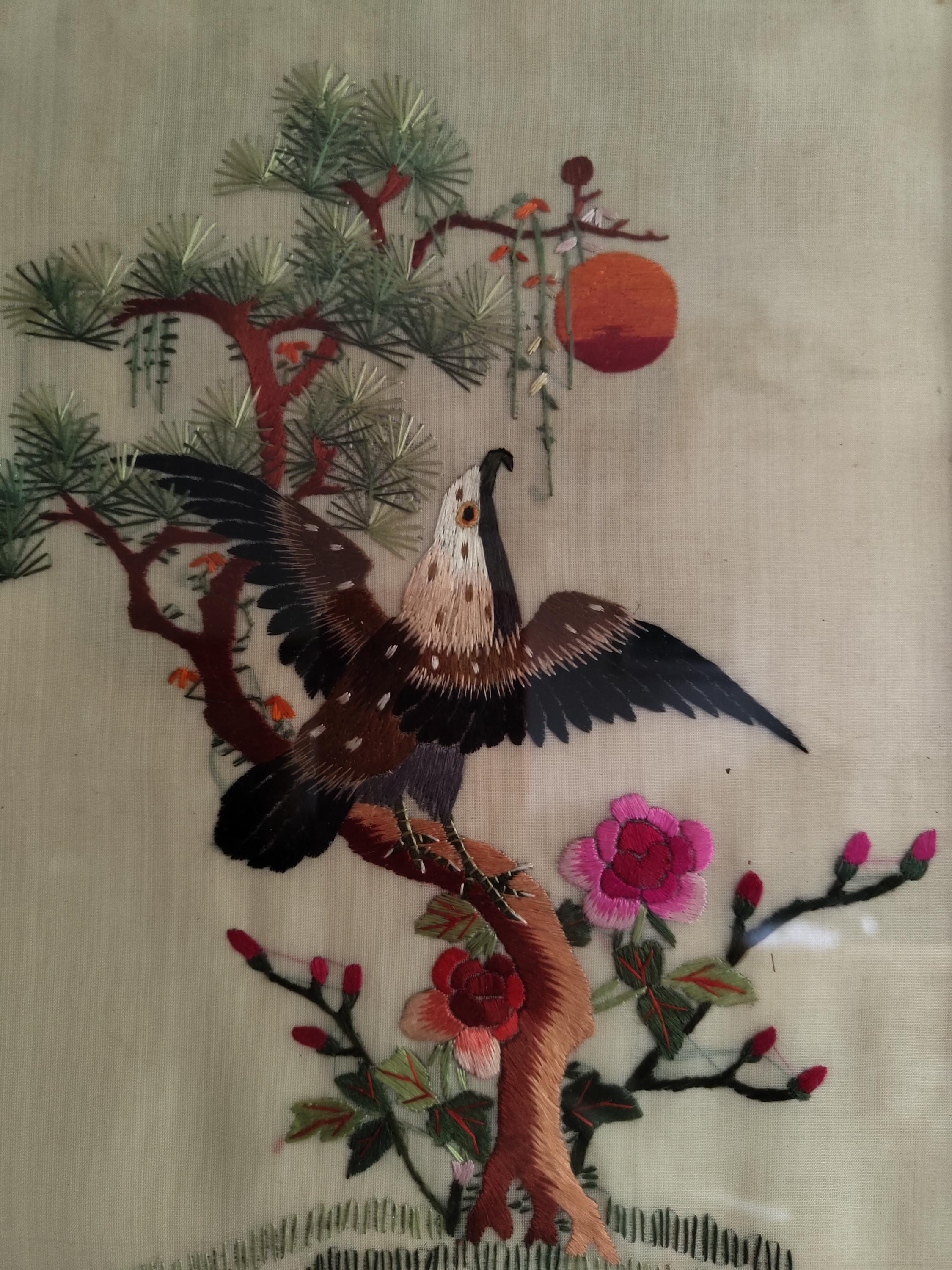 Chinese Silk Embroidery Paintings - Etsy