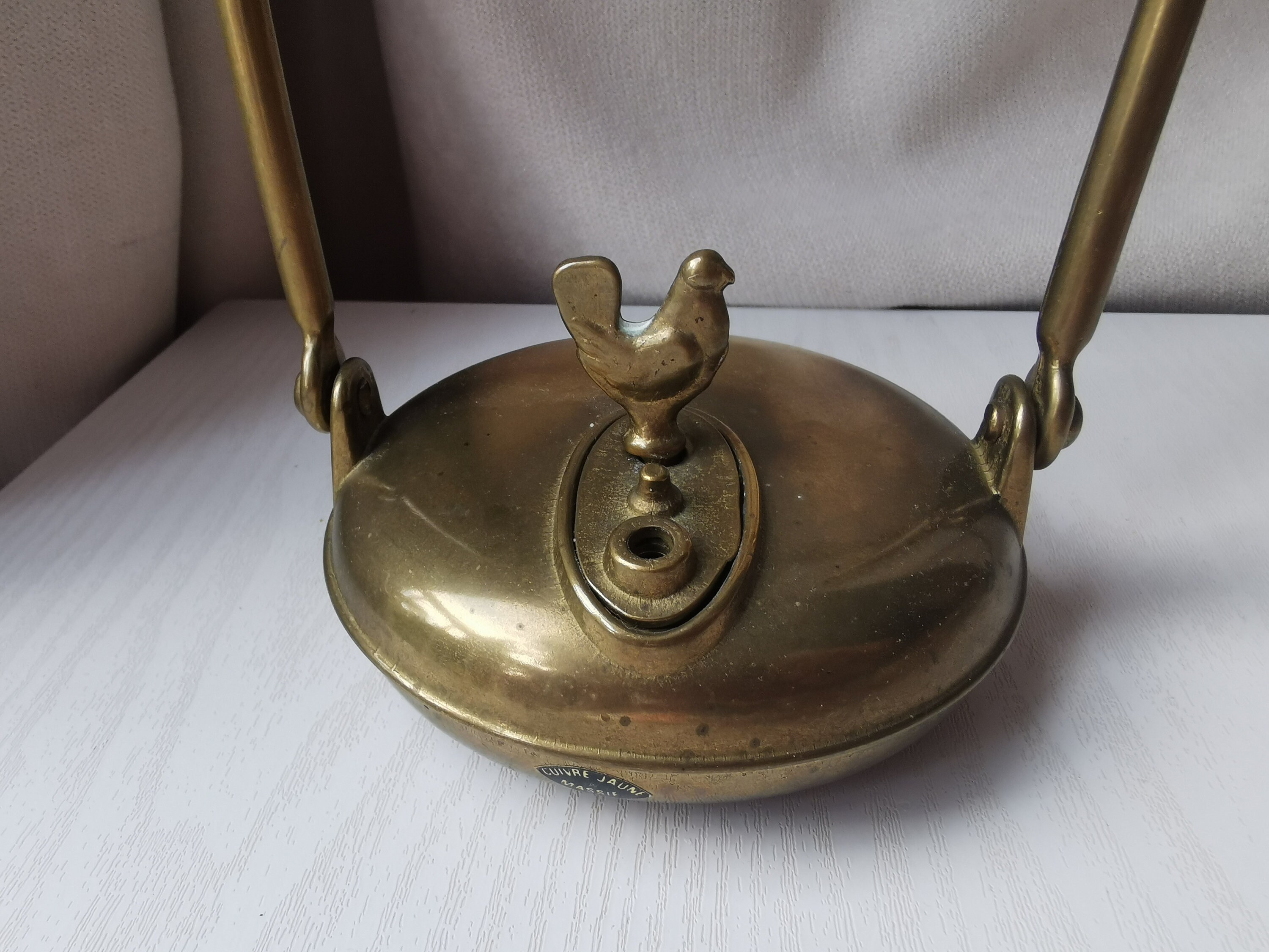 Rare Vieux Vintage Butterfly Kérosène Lanterne Lampe, Avec