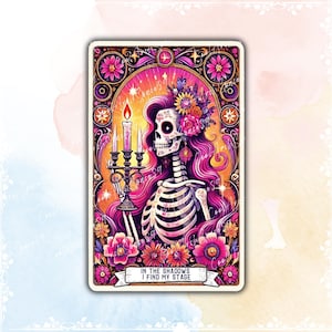 En las sombras encuentro mi escenario Carta del Tarot Sublimación PNG, Descargas digitales.
