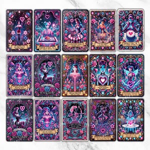 15 neon Valentine vintage jaren 1960 sarcastische clipart, retro liefde hart sarcastische digitale kunst, midden van de eeuw Valentijnsdag clipart.