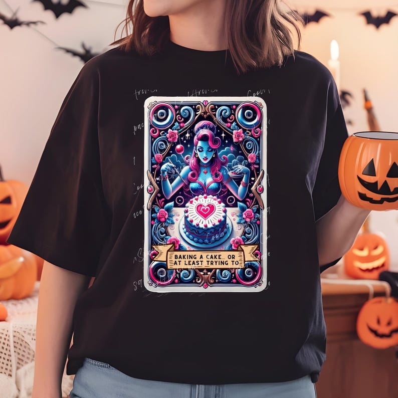 Baking a Cake Tarot Card Sublimation PNG Digital Downloads. Etsy