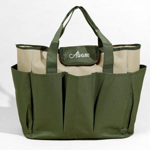 Sac à outils de jardinage imperméable personnalisé, Organiseur de fourre-tout de jardin personnalisé, Cadeau de jardinage pour papa, Sac à outils de jardin pour grand-père, Cadeau pour la fête des pères