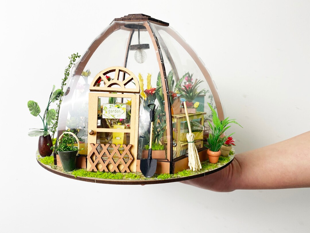 DIY Miniature Model House Star Garden House Miniature Etsy