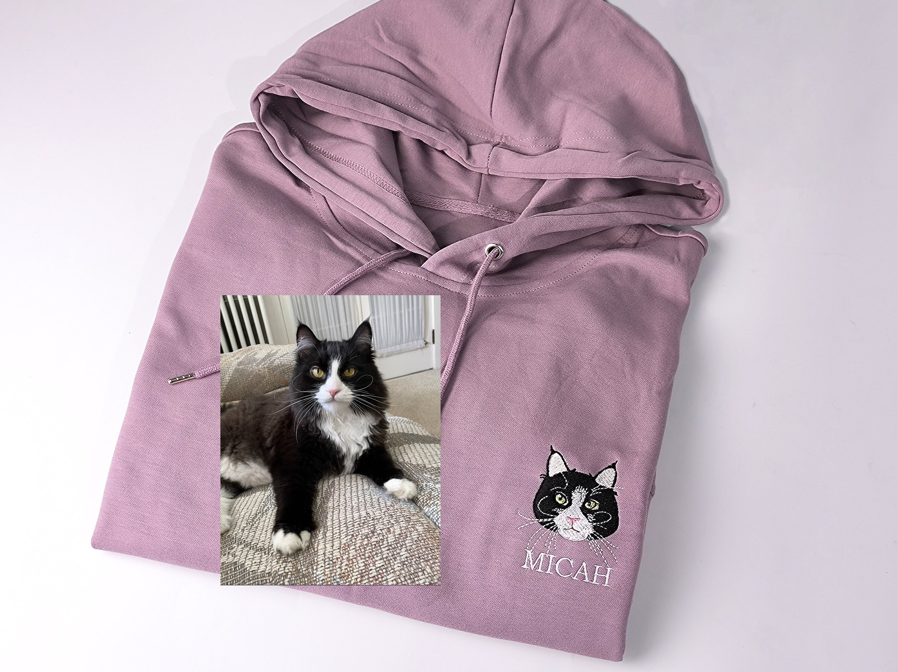 Custom Cat Hoodies - Etsy