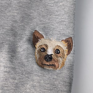 Design Your Cat Hoodies, Custom Pet Embroidered Hoodie, Customized Cats Sweatshirt, Pet Portrait from Photo, Pet Memorial Gifts, BF GF Gifts