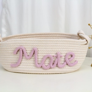 Babyparty-Geschenk-Korb, personalisiertes Baby-Geschenk, Baby-Namensgeschenk, Baby-Mädchen-Geschenk, Baby-Jungen-Geschenk, Aufbewahrungskorb, neugeborenes Geschenk