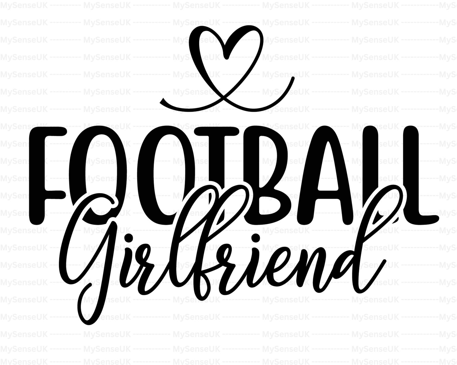 Football Girlfriend SVG, PNG, Football Svg, Football Game Day Svg ...