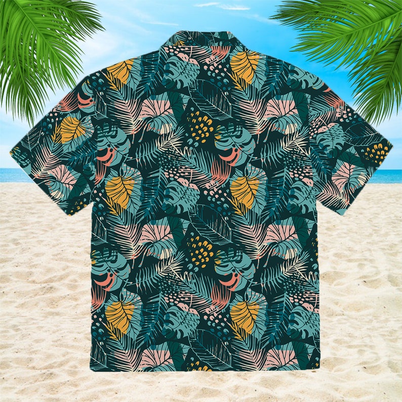 Funny Abs Aloha Tropical Flowers Hawaiian Shirt, Hawaiian Shirt Holiday Tropical Pattern Shirt Birthday Bachelor Party Gift Summer Gift 画像 5