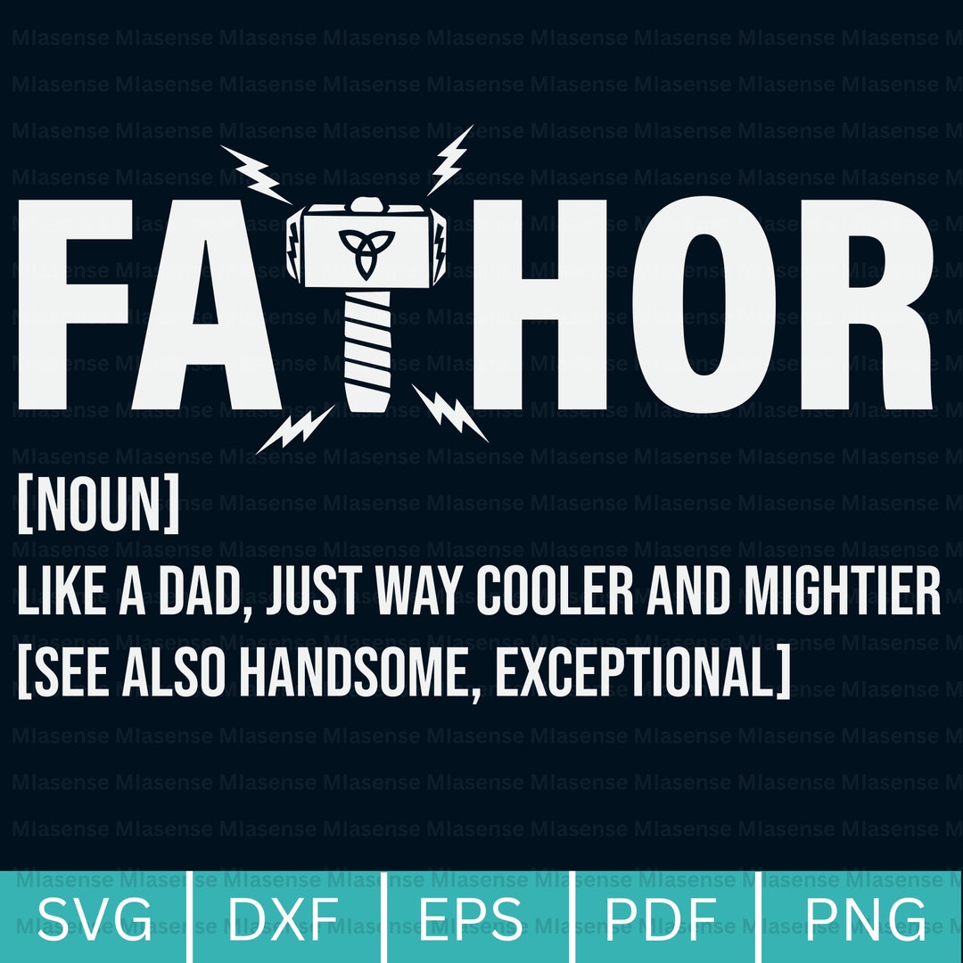 Fathor Svg Png Dxf Eps Instant Download Father’s Day - Etsy