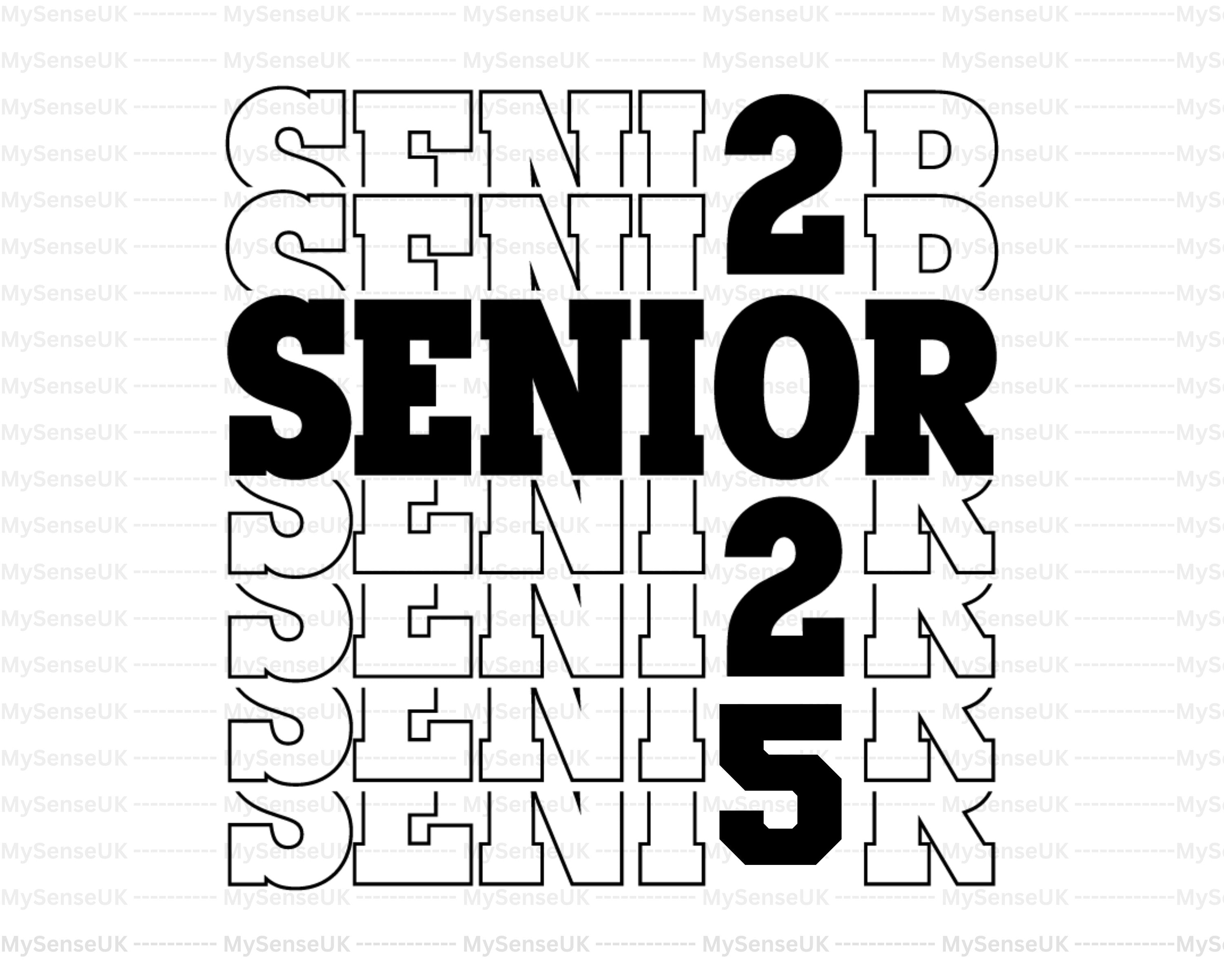 Senior 2025 SVG, Class of 2025 SVG, Twenty 25 Senior Svg Png, Class 2025 Shirt PNG Svg, 2025