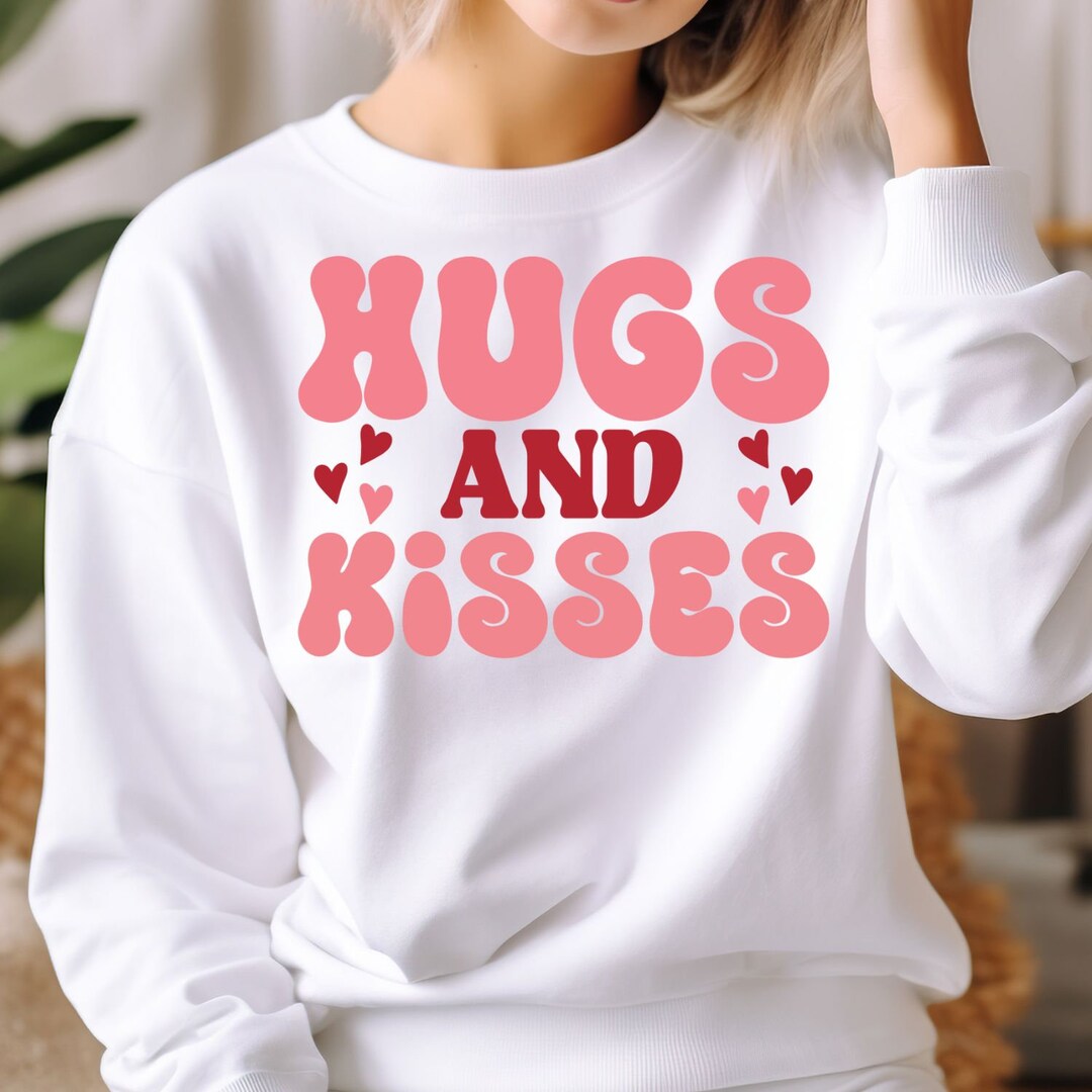 Hugs and Kisses SVG PNG PDF, Xoxo Svg, Heart Svg, Valentines Svg, Love ...