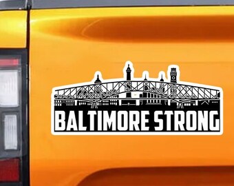 Strong Baltimore Strong Aufkleber, Gebet für Baltimore, Francis Scott Key, Baltimore Bridge Aufkleber, Gedenk März 2024