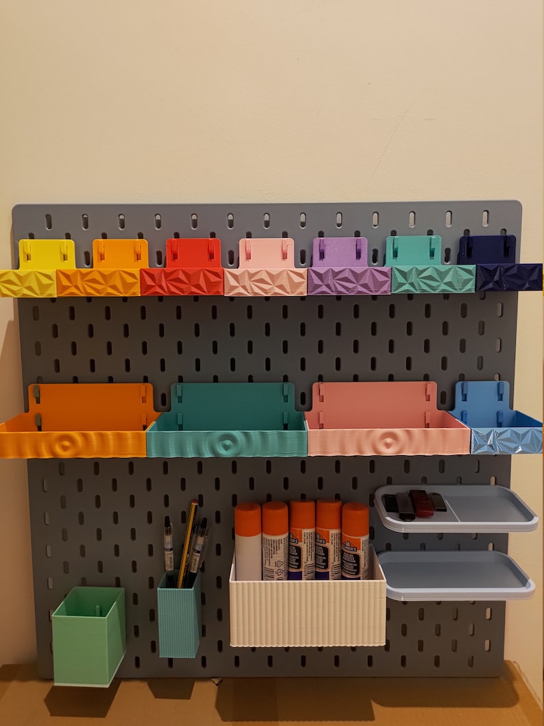 Mini Tray/shelf for Ikea Skadis Pegboard Ikea Pegboard Etsy