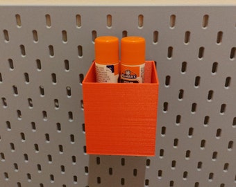 Set of 2 Pot For Ikea Skadis Pegboard | Ikea Pegboard Compatable Accessories
