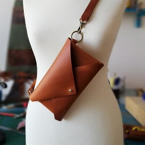 Almost Perfect' Envelope Convertible Crossbody, Cognac