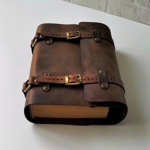 Leather Bible Cover, Custom Leather Book Sleeve Handcrafted Brown Leather Bible Cover, Leather Book Cover, Religious Gift Design Bible Cover
