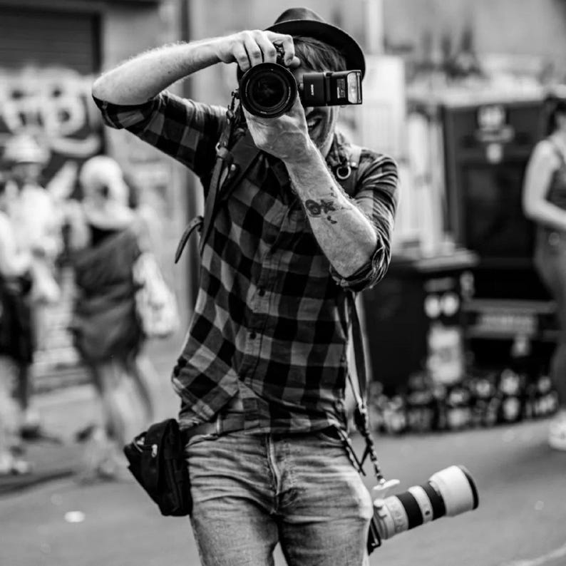 Professional Leather Camera Harness, Double Camera Strap, Photographer Gift image 14
