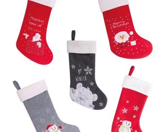 Große Weichnachts Socken für Nikolaus 42x18 cm XXL