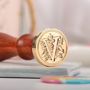 Custom Wax Seal, Wax Stamp for Wedding Invitation, Custom initials Stamp, Sealing Wax Stamp, Personalized Wax Seal Stamp, Monogram Wax Seal