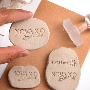 Timbro di ceramica personalizzato, timbro di sapone personalizzato, firma di argilla, timbro acrilico per argilla, timbro di ceramica personalizzato, regali per produttori di ceramica
